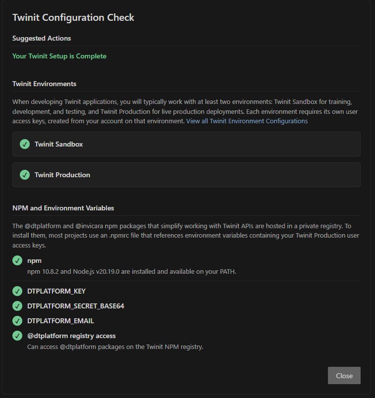 complete config