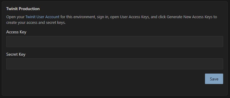 prod config