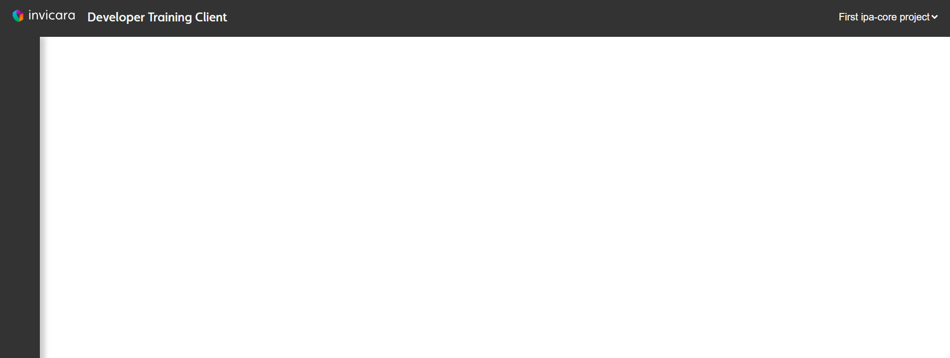 empty client