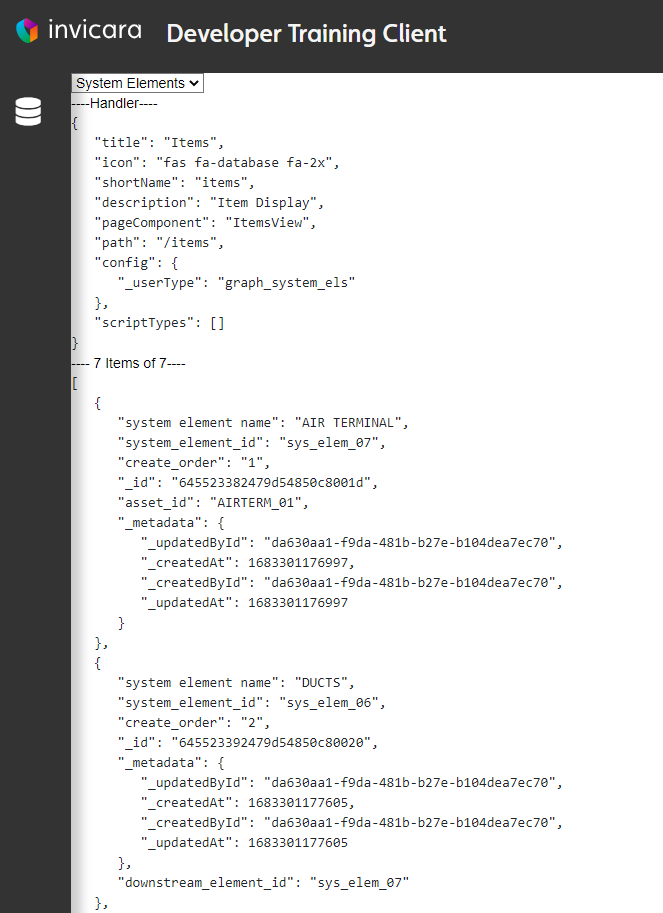 first page config