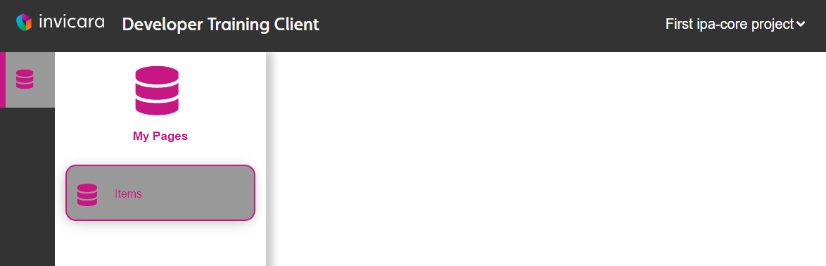 first page nav