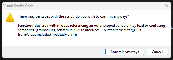 jshint notification