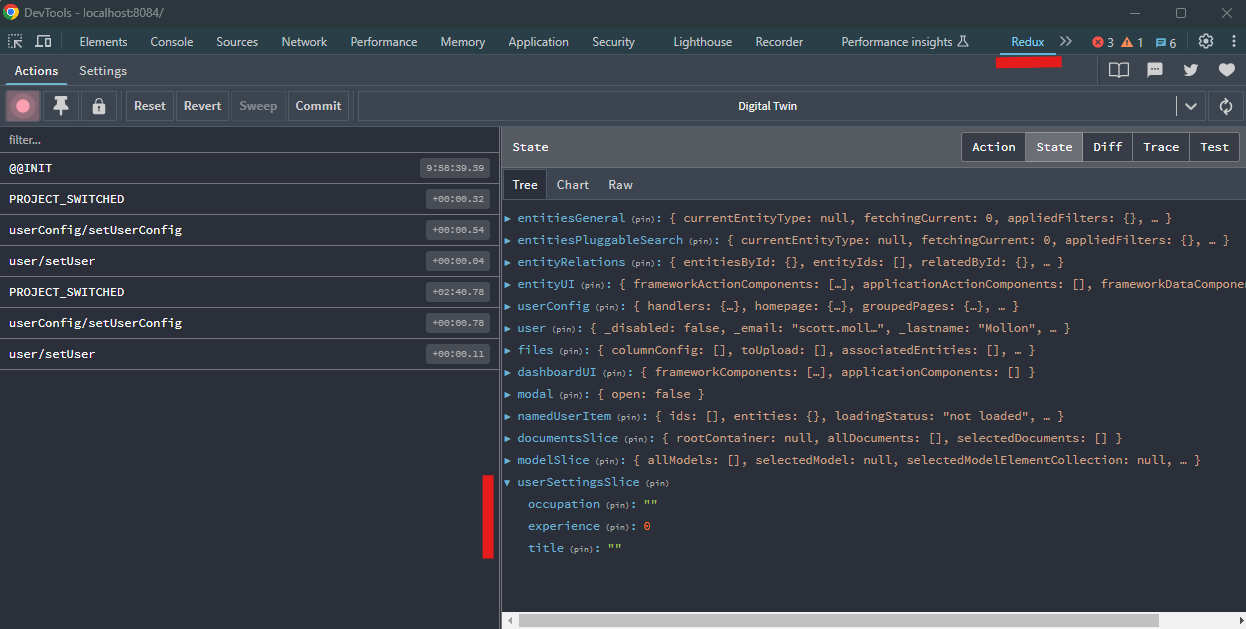 redux dev tools